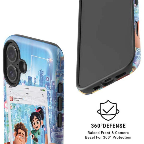 Disney Wreck-it Ralph and Vanellope Instagram Pose iPhone 16 Magsafe Impact Case
